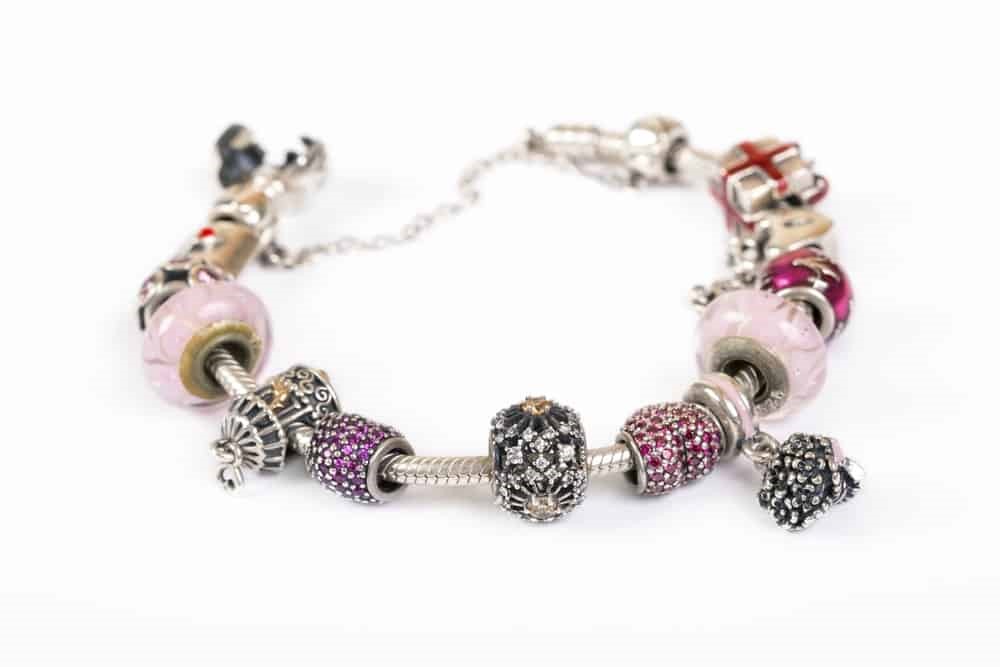 Pink Blossom Charm Bracelet