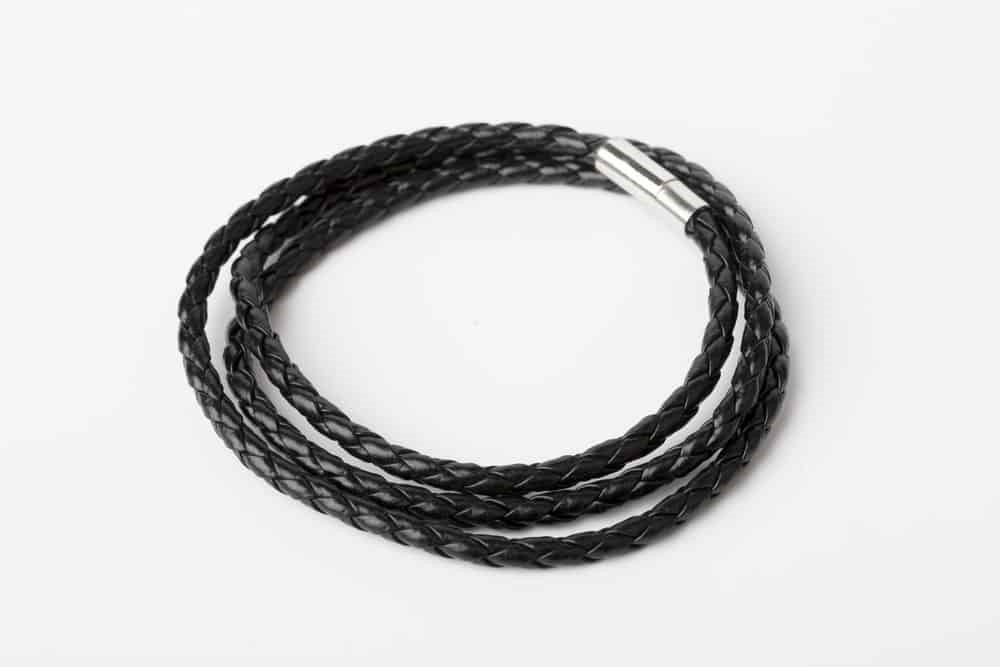 Midnight Braided Leather