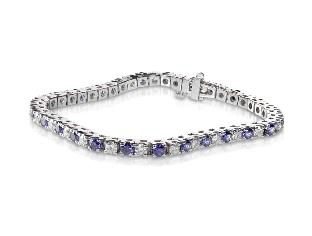 Sapphire Mist Tennis Bracelet