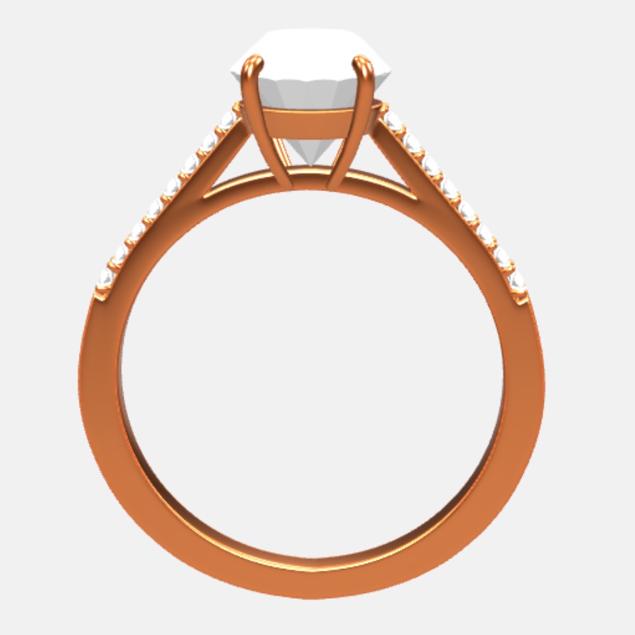 Midnight Blossom Amethyst Ring